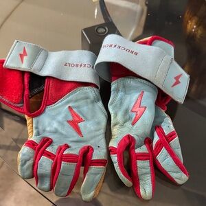 Red and Blue Kids Gloves